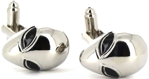 Alien Heads Cufflinks II