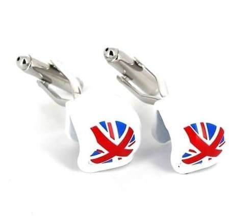 Union Jack Helmet Cufflinks