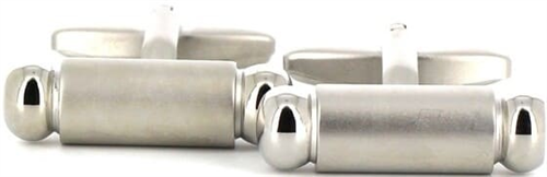 Cylindrical Double Ball Cufflinks
