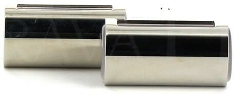 Grey Cylindrical Cufflinks