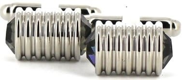 Cylindrical Stone Cufflinks