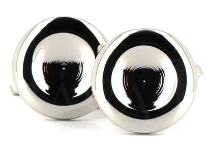 Concave Circular Cufflinks