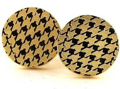 Golden Circular Cufflinks II