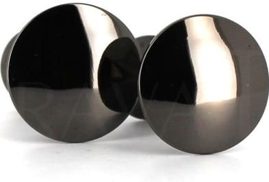 Black Circular Cufflinks I