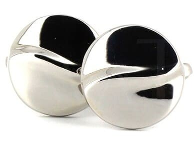 Embossed Circular Cufflinks