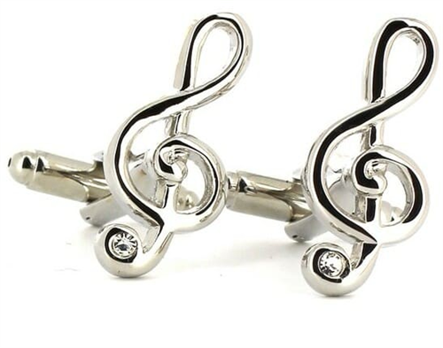 Treble Clef Cufflinks