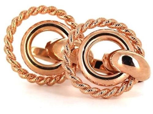 Copper Cufflinks III