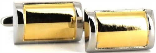 Gold Convex Cufflinks