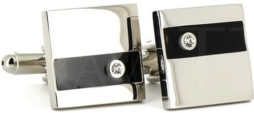 Black & White Crystal Cufflinks