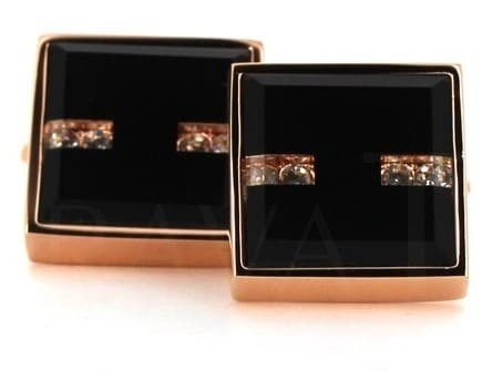 Cufflinks with Copper Crystals III