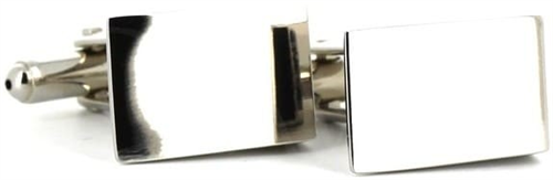 Silver Crystal Cufflinks I