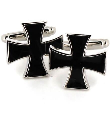 Black Cross Cufflinks