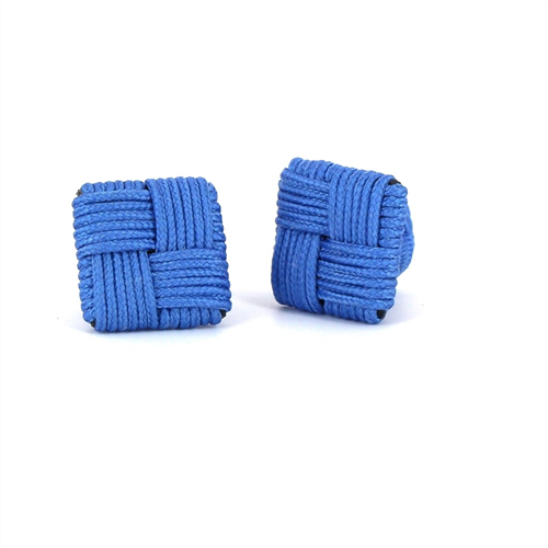 Light Blue Square Cufflinks