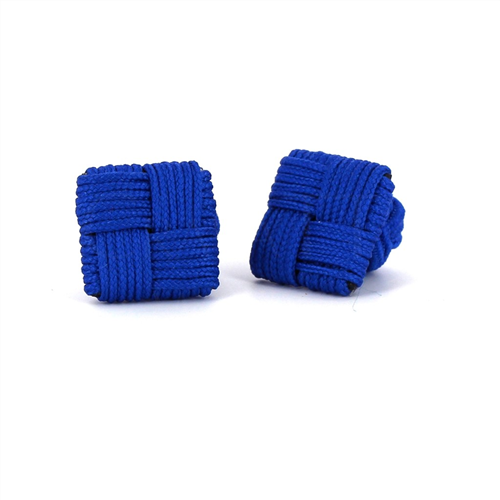 Navy Blue Square Cufflinks