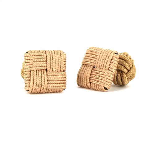 Beige Square Cufflinks
