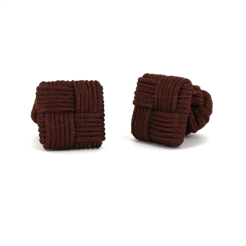 Chocolate Square Cufflinks