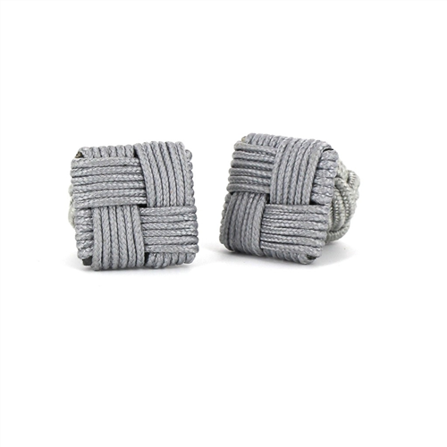 Light Gray Square Cufflinks