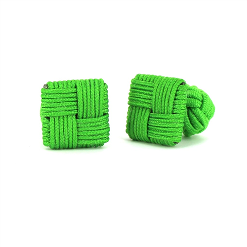 Green Square Cufflinks