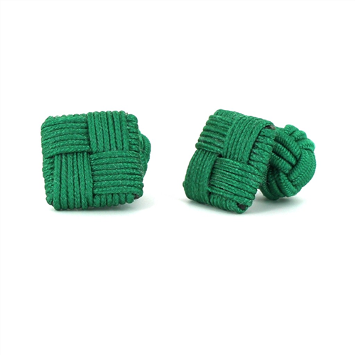 Dark Green Square Cufflinks