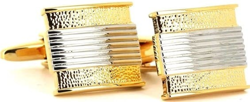 Bicolor Square Cufflinks