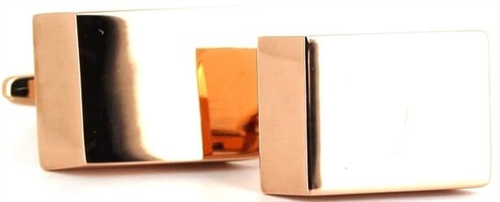 Square Copper Cufflinks