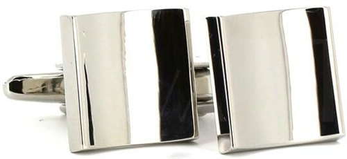 Concave Square Cufflinks