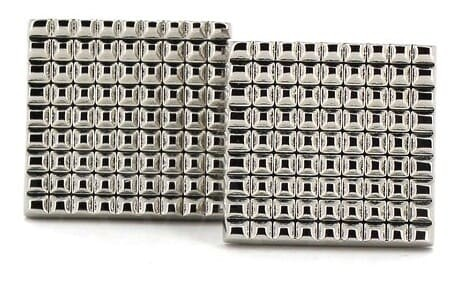 Grid Square Cufflinks