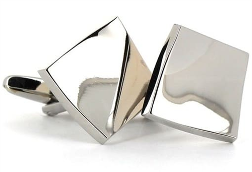 Curved Square Cufflinks