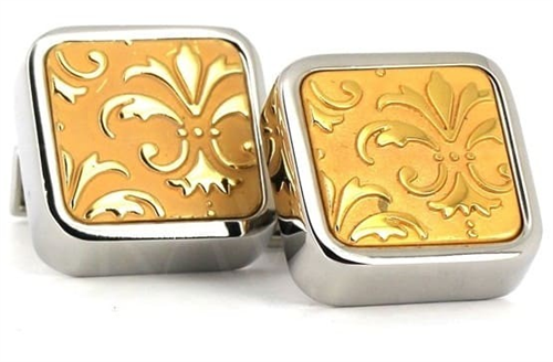 Gold Square Cufflinks