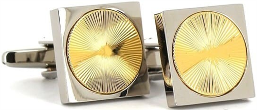 Golden Square Cufflinks II