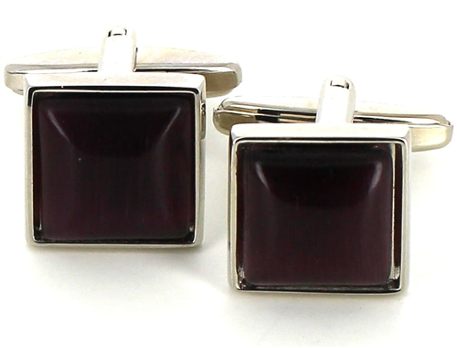 Purple Square Cufflinks