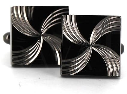 Black Square Cufflinks II