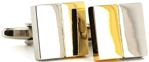 Vertical Stripe Square Cufflinks