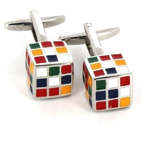 Rubik's Cube Cufflinks