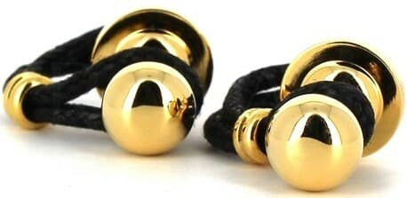 Golden Chess Rope Cufflinks
