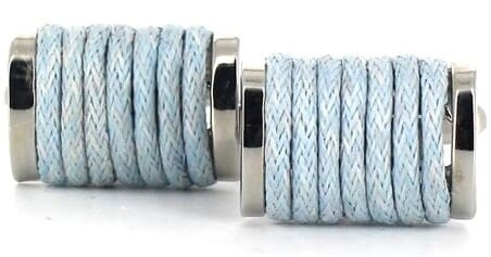 Sky Blue Rope Cufflinks