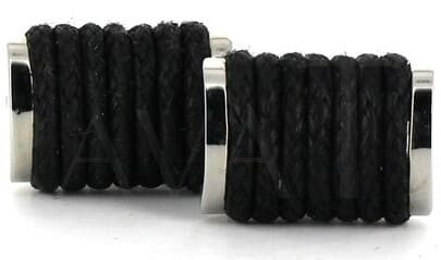 Black Rope Cufflinks III