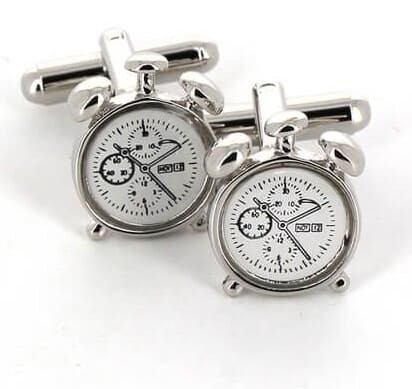 Alarm Clock Cufflinks