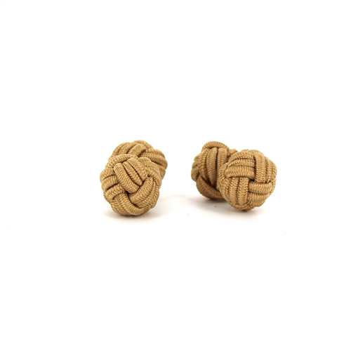 Beige Double Ball Cufflinks