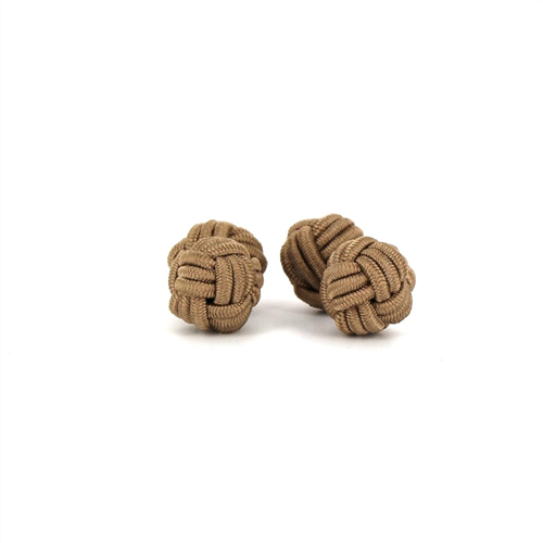 Khaki Double Ball Cufflinks
