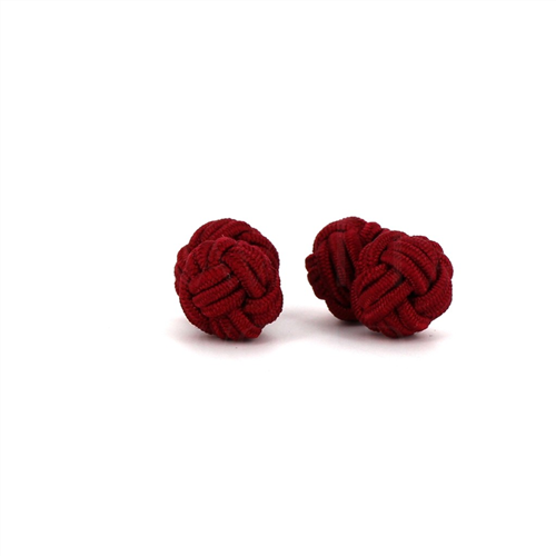 Garnet Double Ball Cufflinks