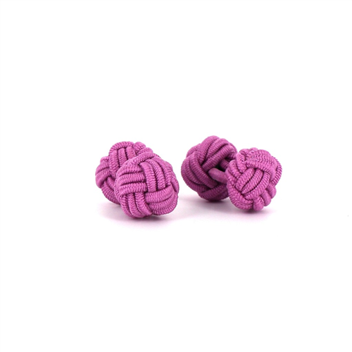 Magenta Double Ball Cufflinks