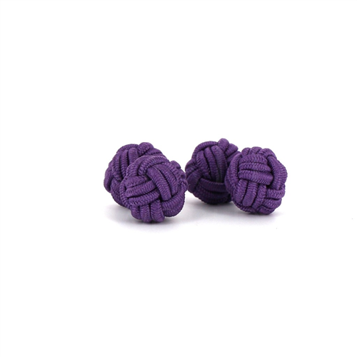 Double Ball Cufflinks in Mauve