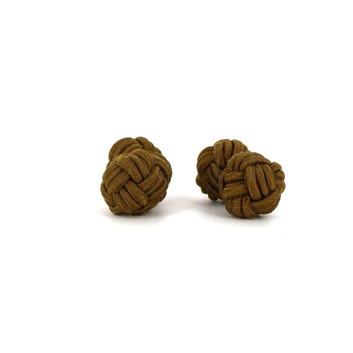 Ochre Double Ball Cufflinks