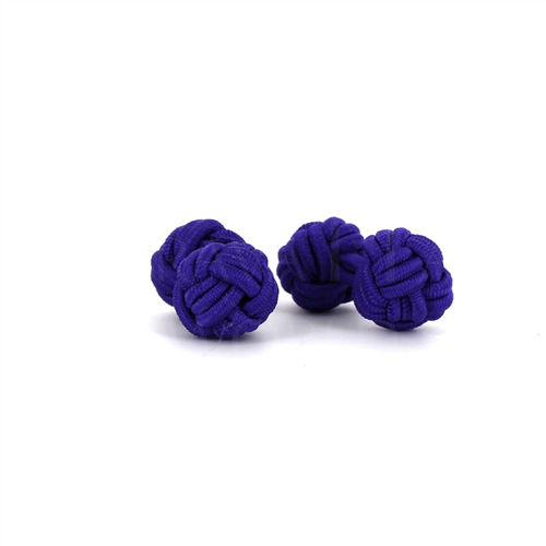 Purple Double Ball Cufflinks