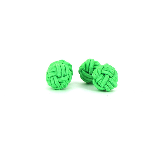 Light Green Double Ball Cufflinks