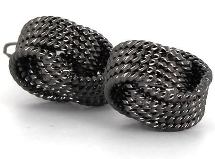 Black Double Knot Cufflinks