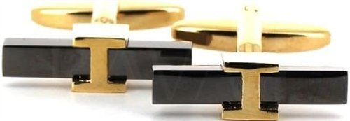 Golden and Black Cufflinks II