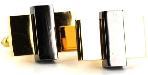 Golden and Black Cufflinks V