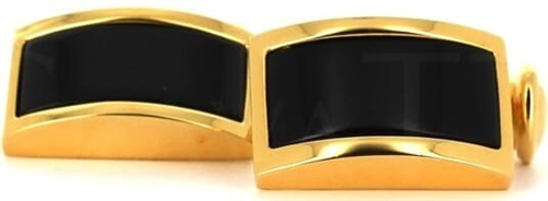 Golden and Black Cufflinks VI